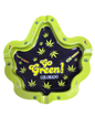 Pot Leaf Colorado Tin Ashtray 6” (Go Green)