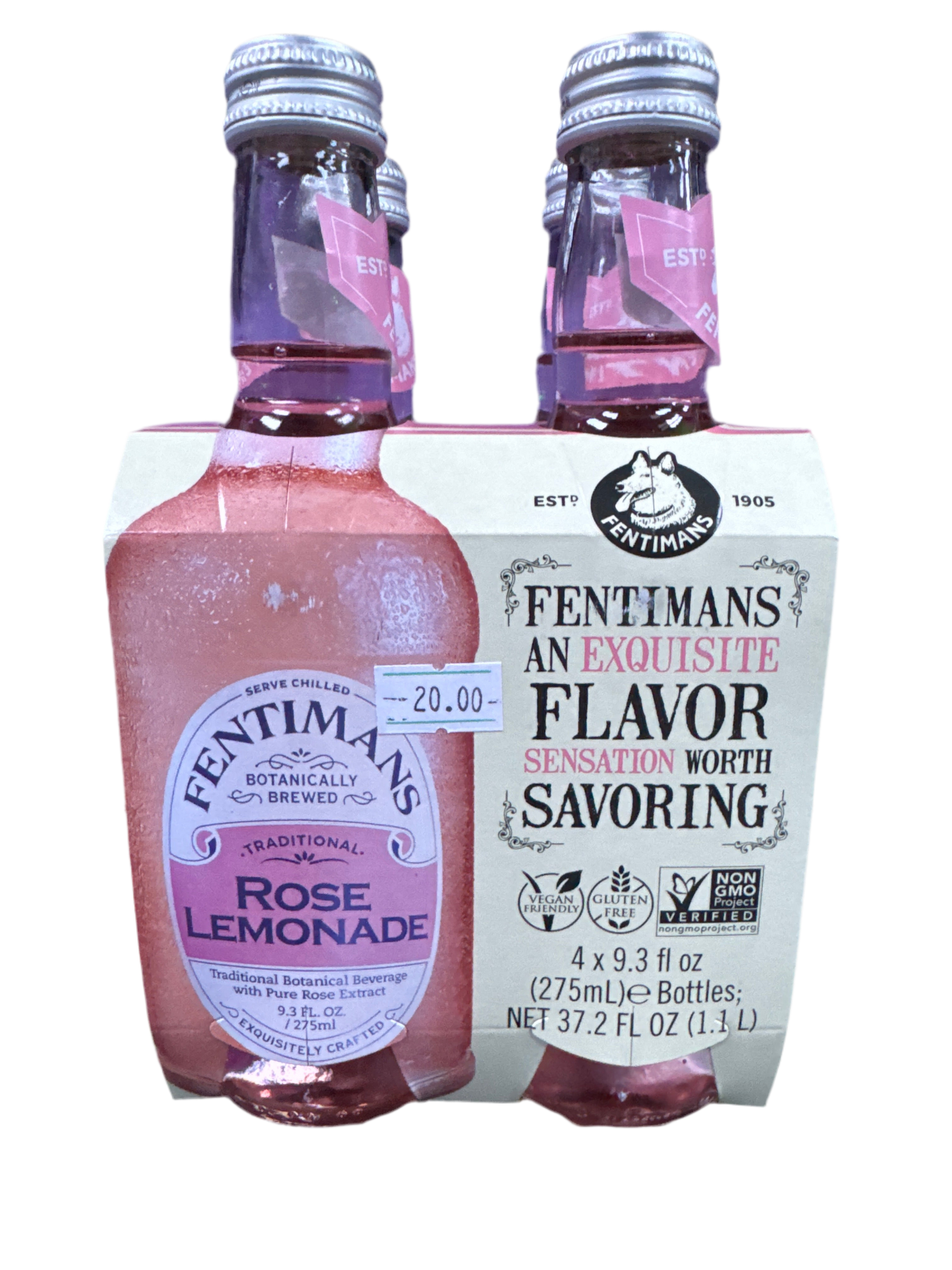 Fentimans Rose Lemonade (4pk)