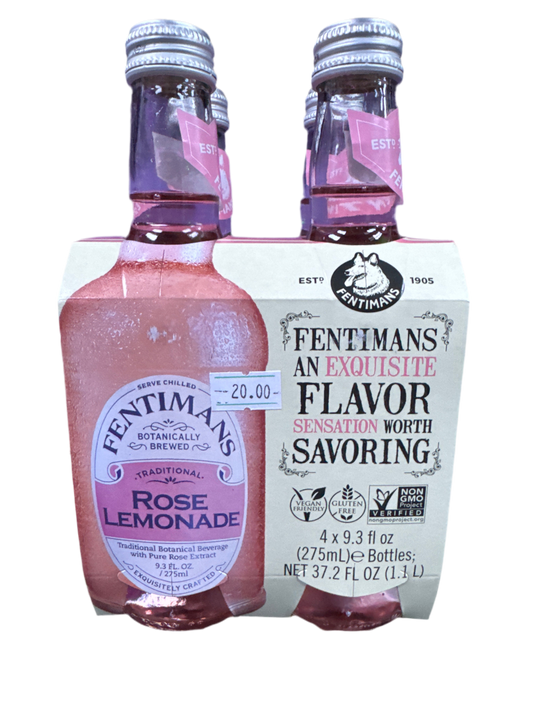 Fentimans Rose Lemonade (4pk)