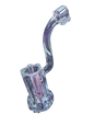 Pink Crystal Bubbler Hand Pipe