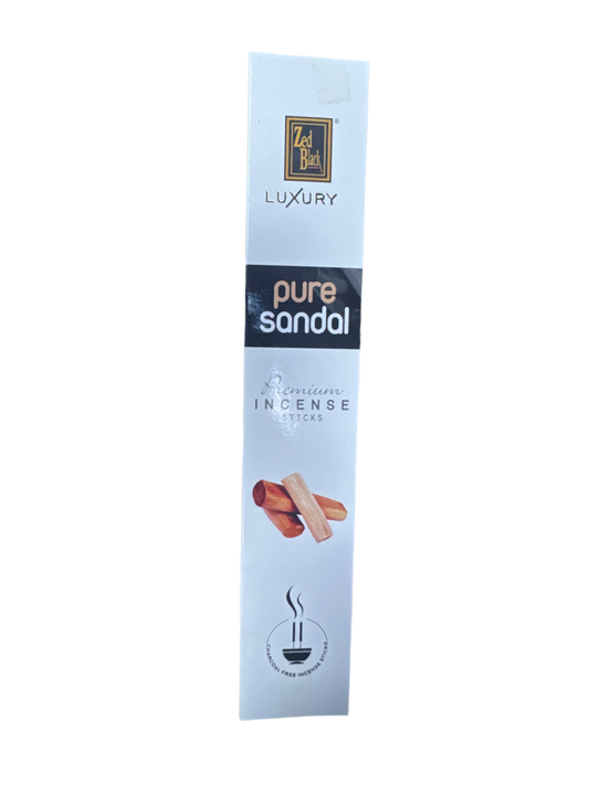 Zed Black Luxury Incense Sticks - 12ct - Pure Sandal