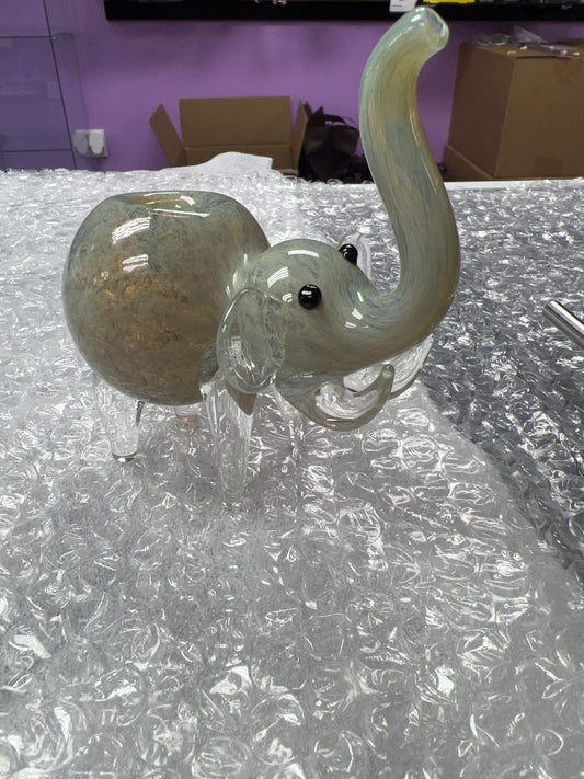 Mini Elephant Glass Hand Pipe