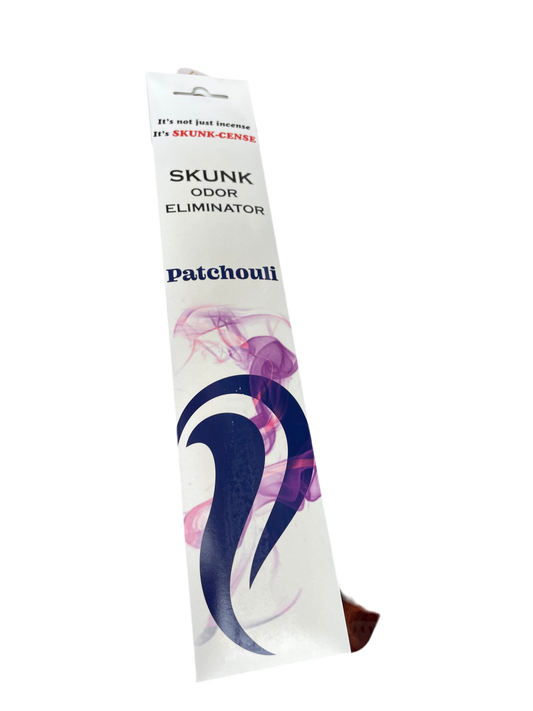 Skunk Odor Eliminator Incense - 12 Sticks Per Pack - Patchouli