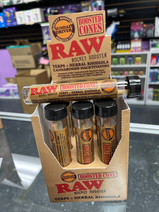Raw Rocket Booster Terps + Herbal Rhodiola Cone - Sundae Driver