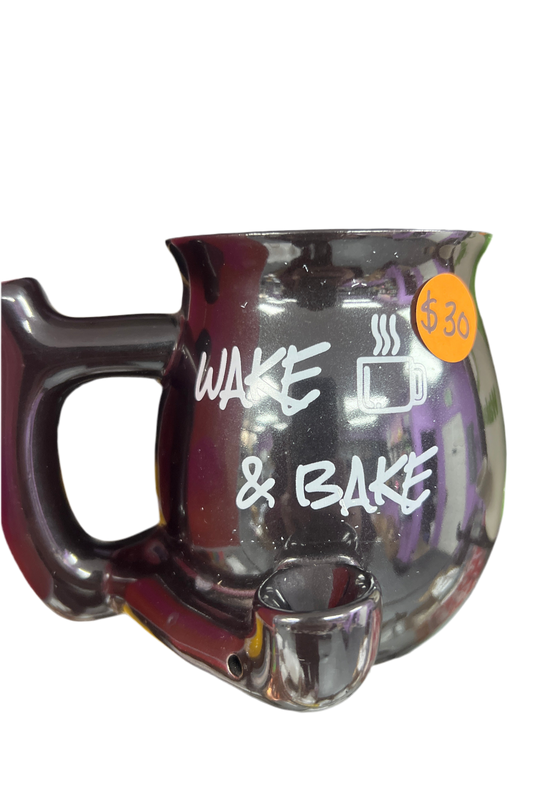 Wake n Bake Coffee Mug Black