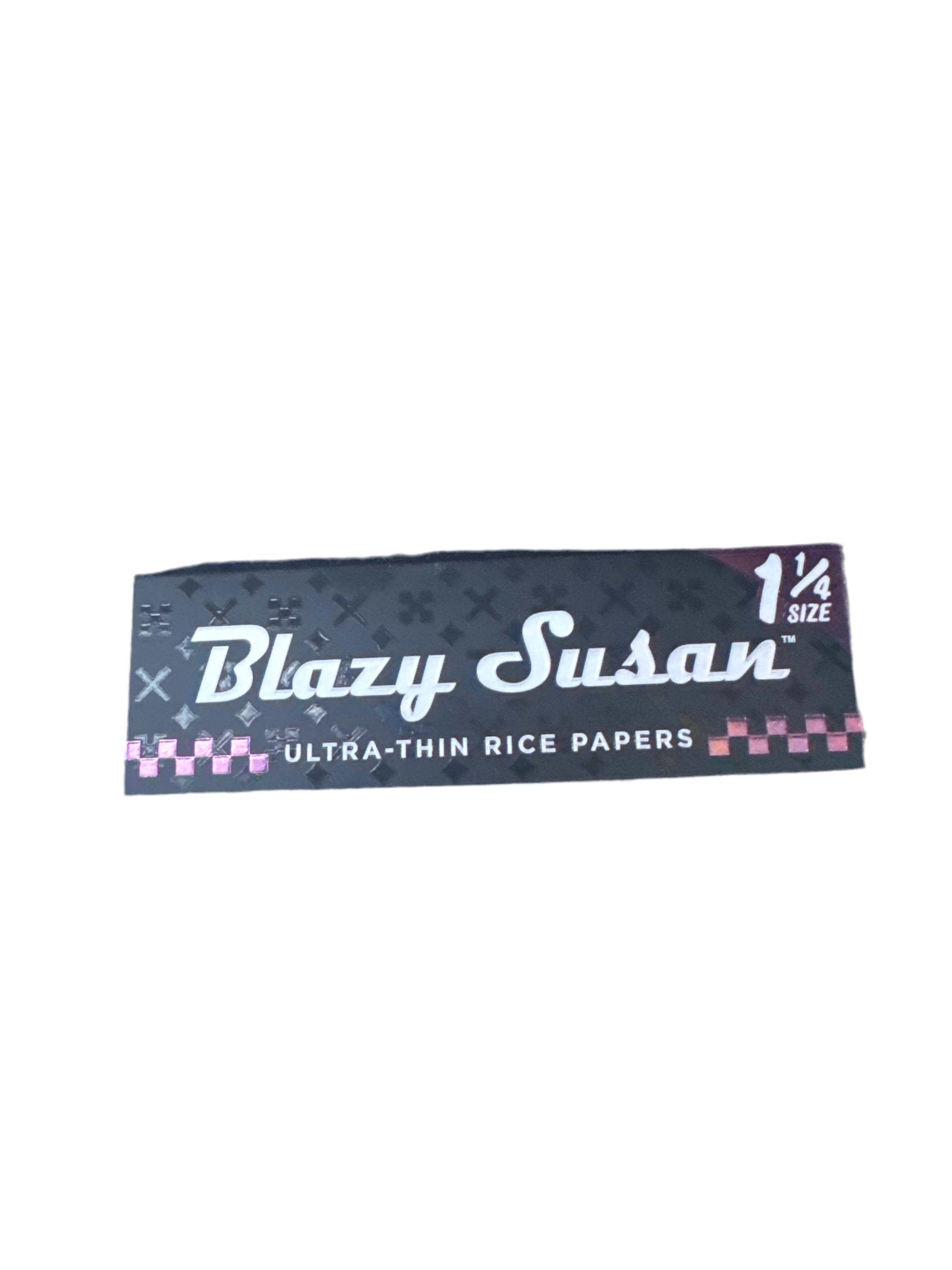 Blazy Susan Black - Ultra-Thin Rice Rolling Papers - 1 1/4