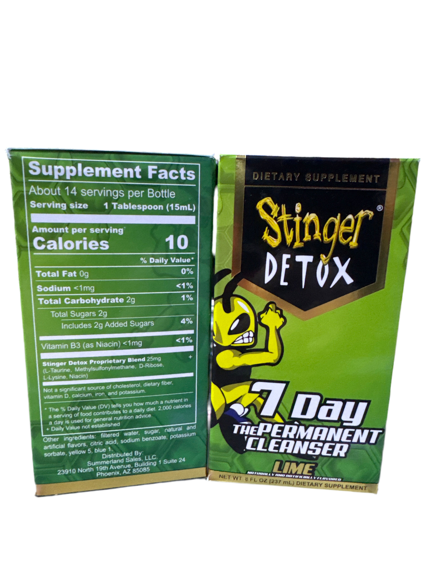 Stinger Detox 7 Day Permanent Cleanser Lime