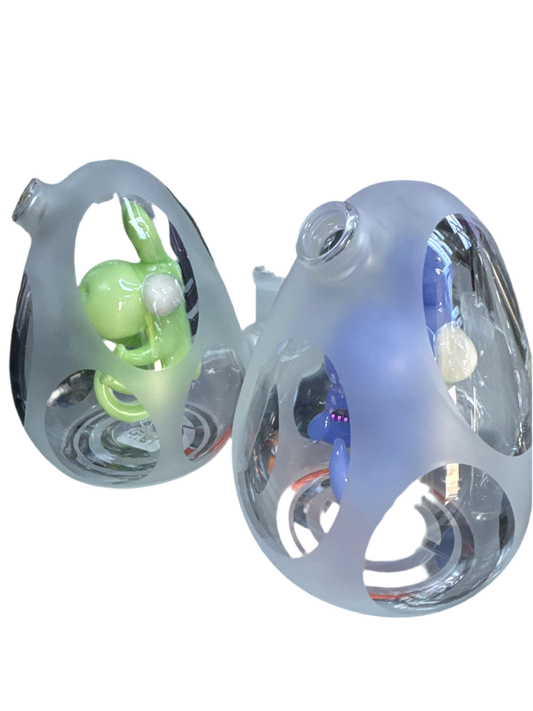 Yoshi Egg Mini Water Rig (Green/Purple)