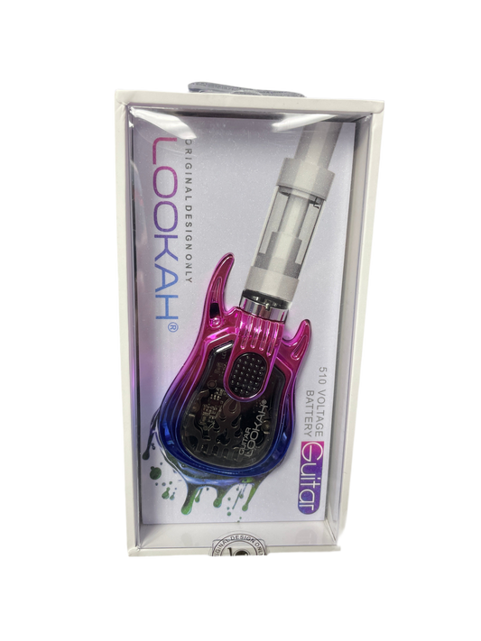 Lookah Guitar - 510 Cartridge Battery - Purple