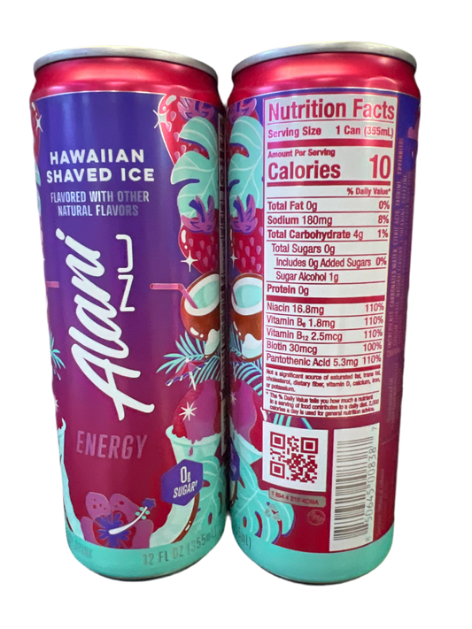 Alani energy - Hawaiian shaved ice