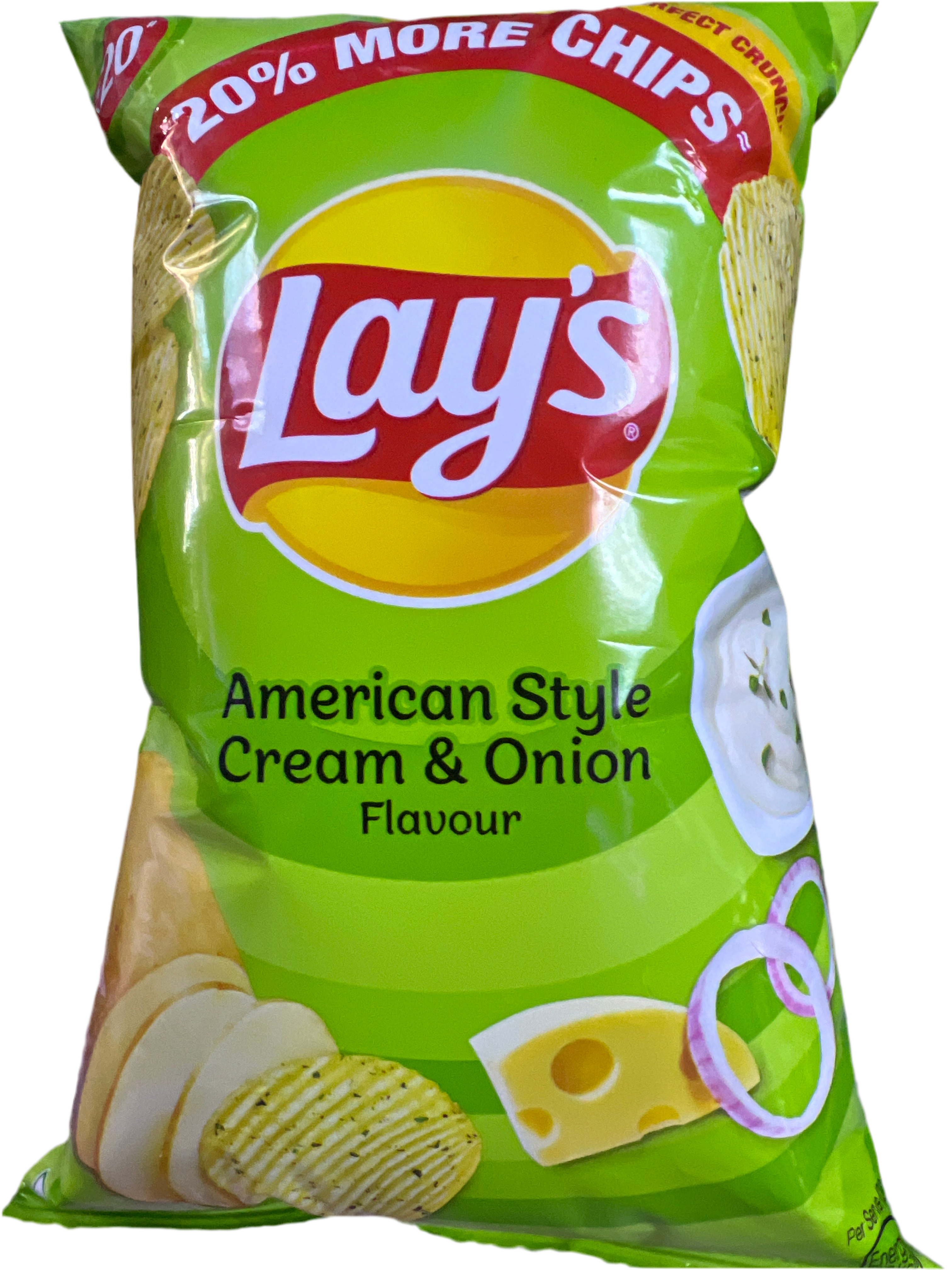 Lays American style cream and onion - India import
