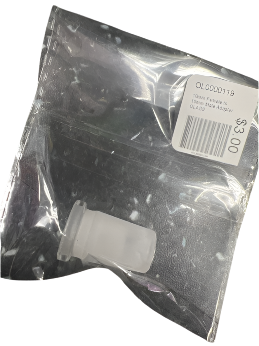 10mm Female to 10mm Male Glass Adapter