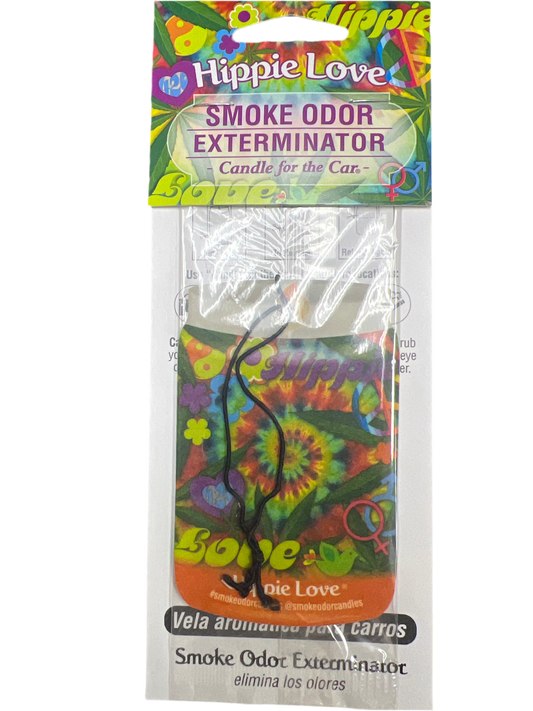 Smoke Odor Exterminator Car Air Freshener - HIPPIE LOVE