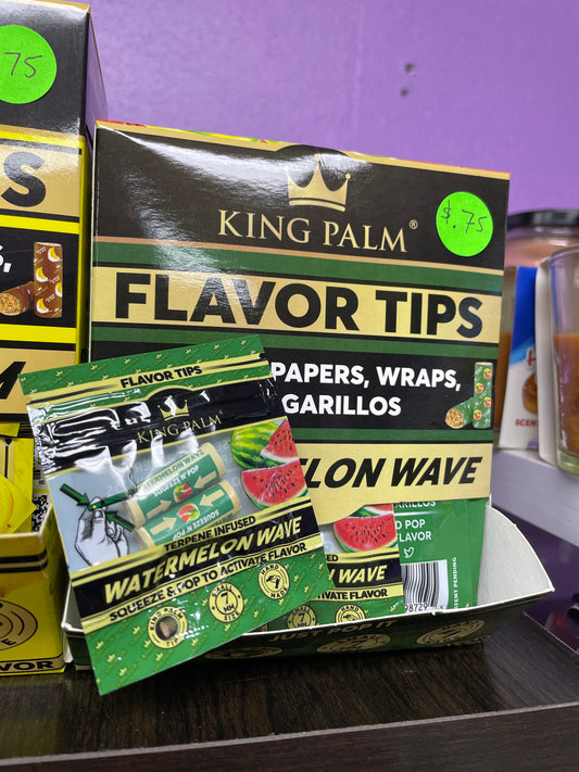 King Palm Flavor Tip Filters - Watermelon Wave