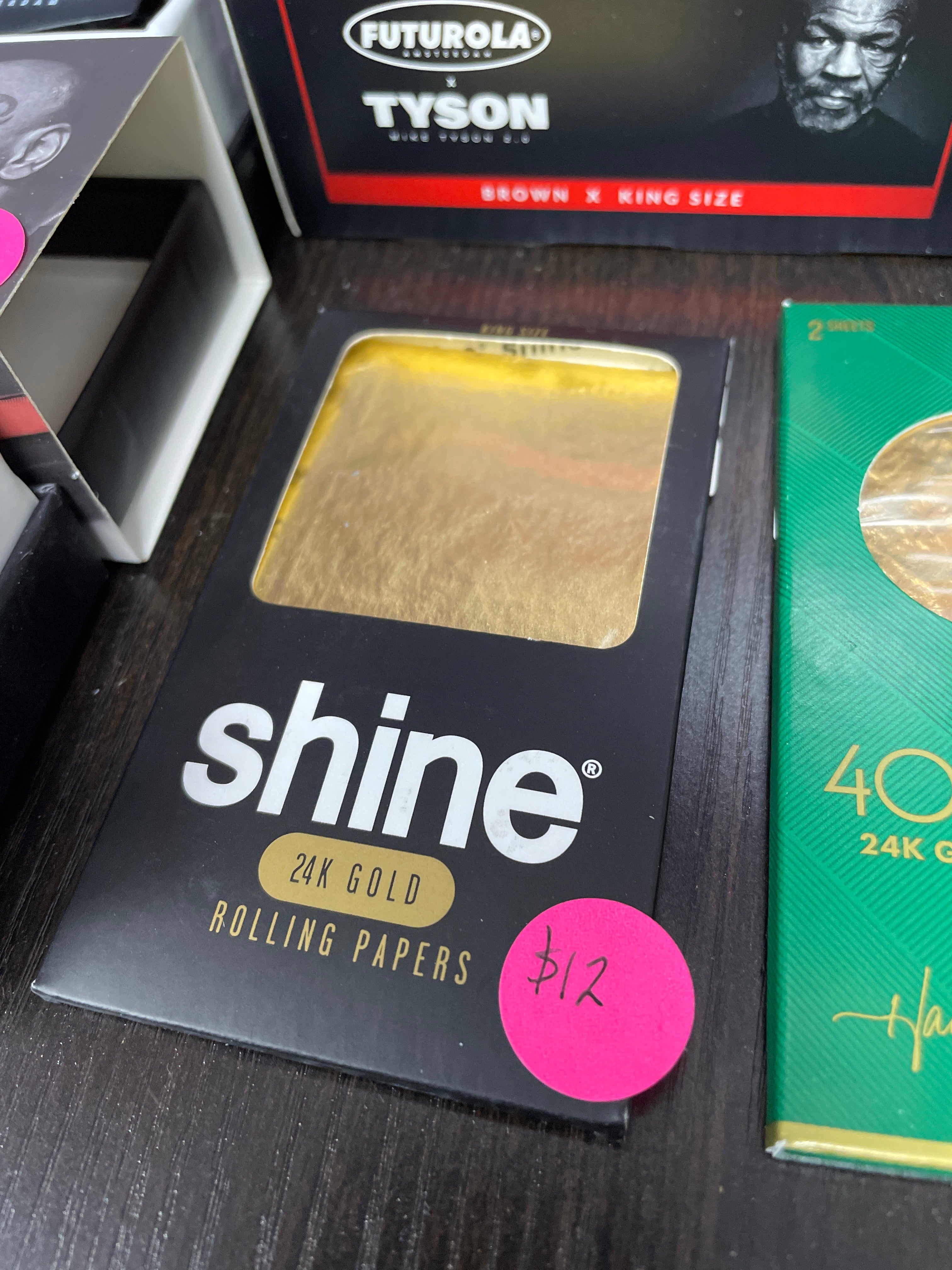 Shine 24k Gold King Size Rolling Papers - 1 Pack