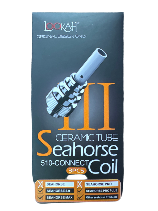 Lookah III Seahorse Ceramic Tube 510 connect coil (3pc)