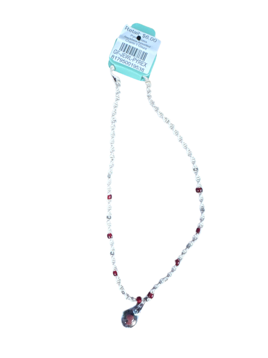 Pyrex Glass Necklace Assorted Charm