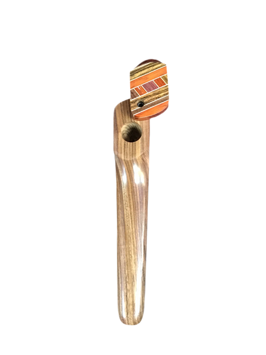 Large Wooden Pipe with Cover