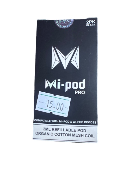Mi-Pod Pro - 2ML Refillable Pod Mesh Coil -Black