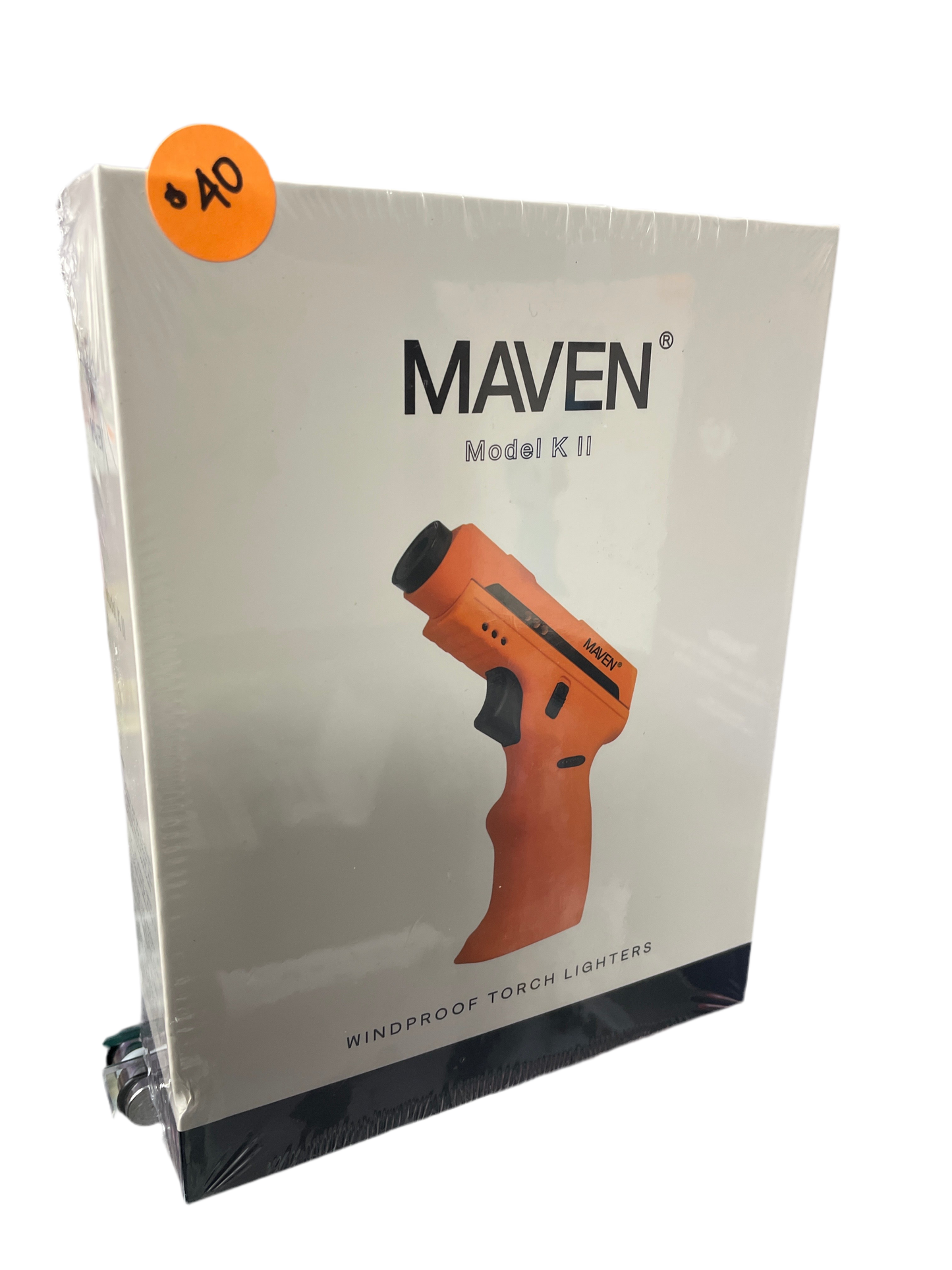 Maven Model K II Windproof Butane Torch - Orange