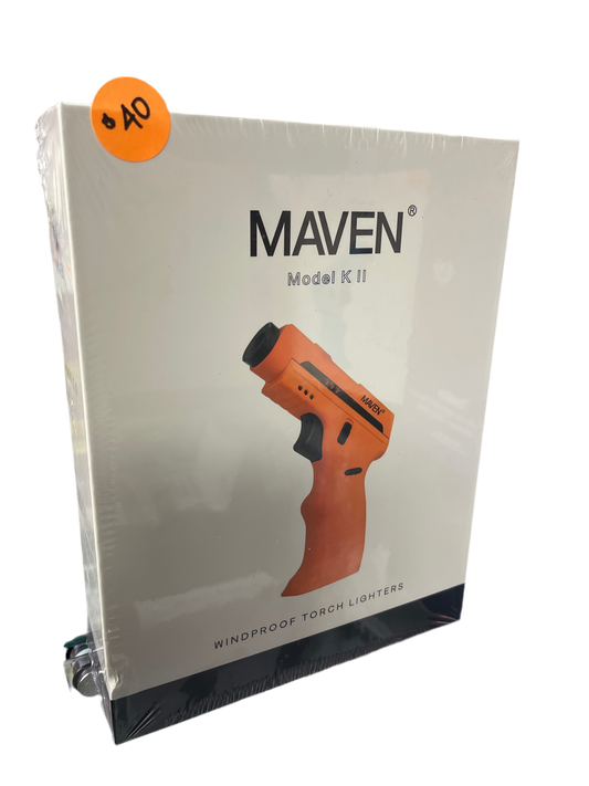 Maven Model K II Windproof Butane Torch - Orange