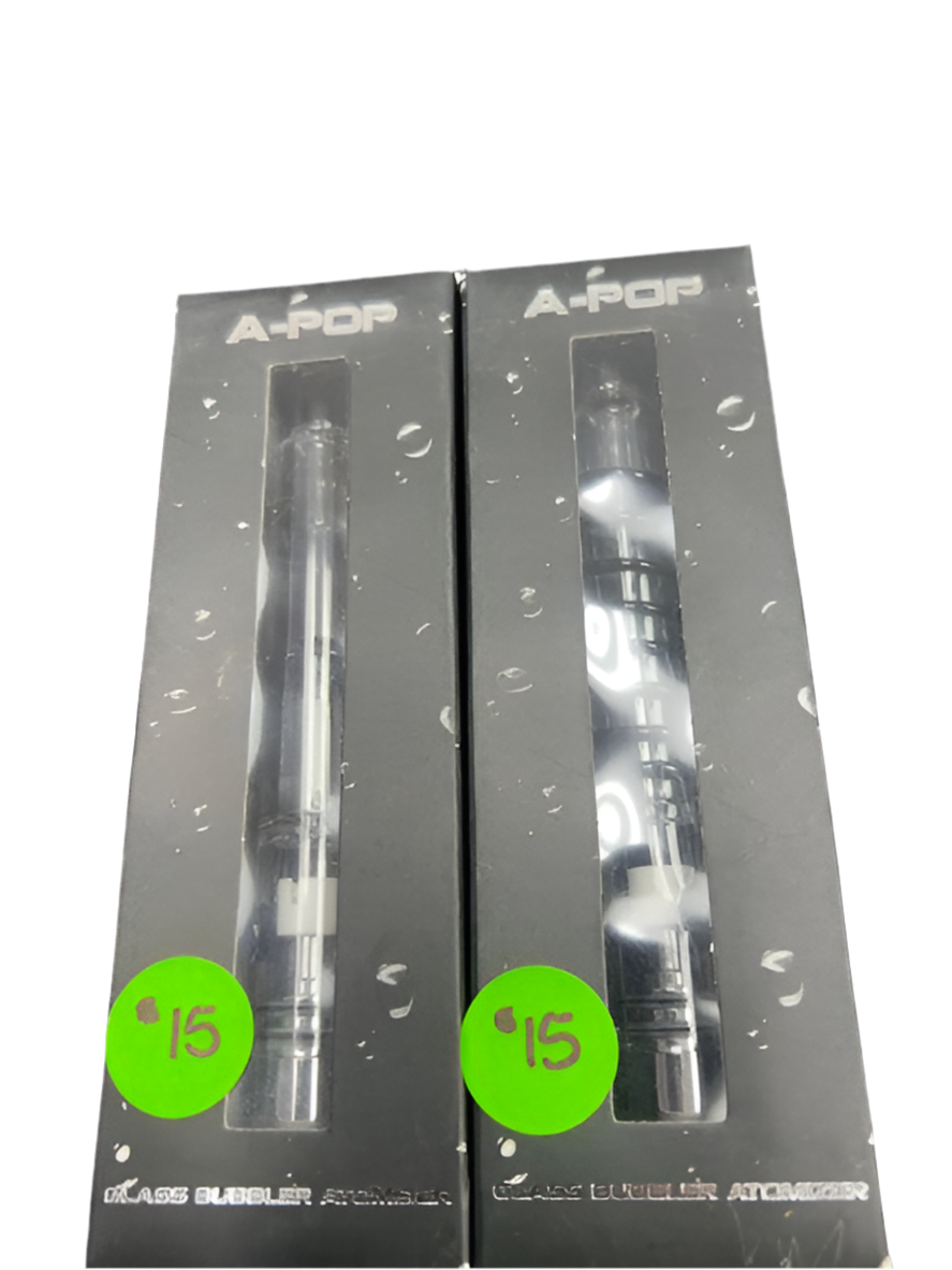 A POP Glass Bubbler - 510 atomizer battery