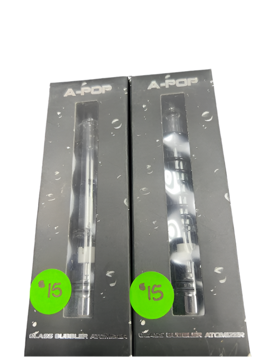 A POP Glass Bubbler - 510 atomizer battery