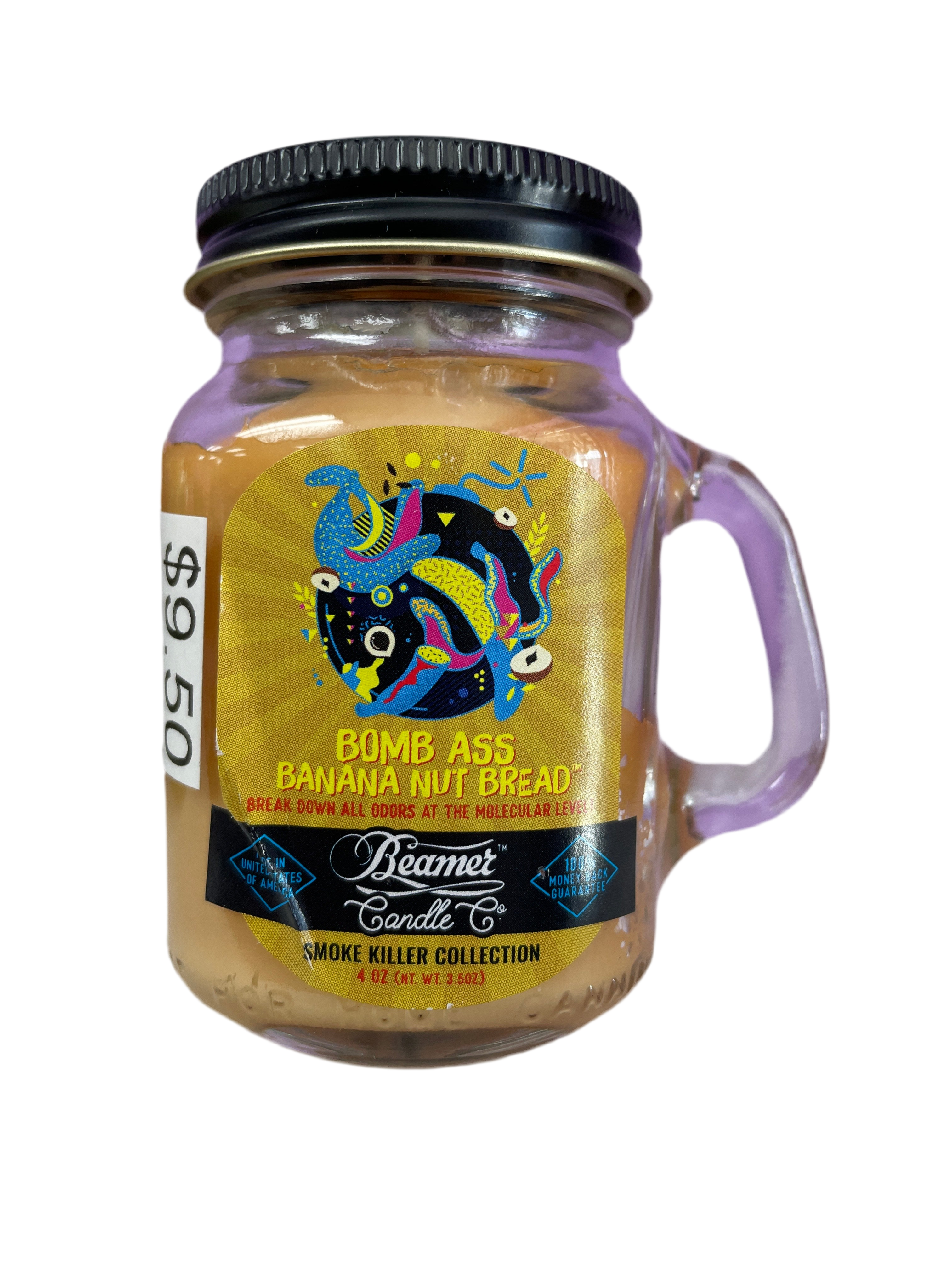 Beamer Candle Co  - 4oz - Smoke Killer Collection - Bomb Ass Banana Nut Bread