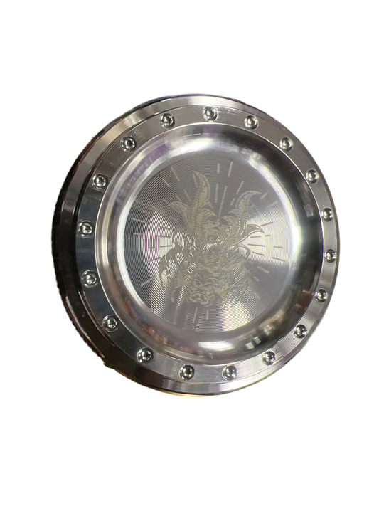 Shredder 4 Piece Grinder - #29 Silver
