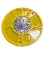 Mmj Leaf Light Up & Spinning Rolling Tray - Yellow