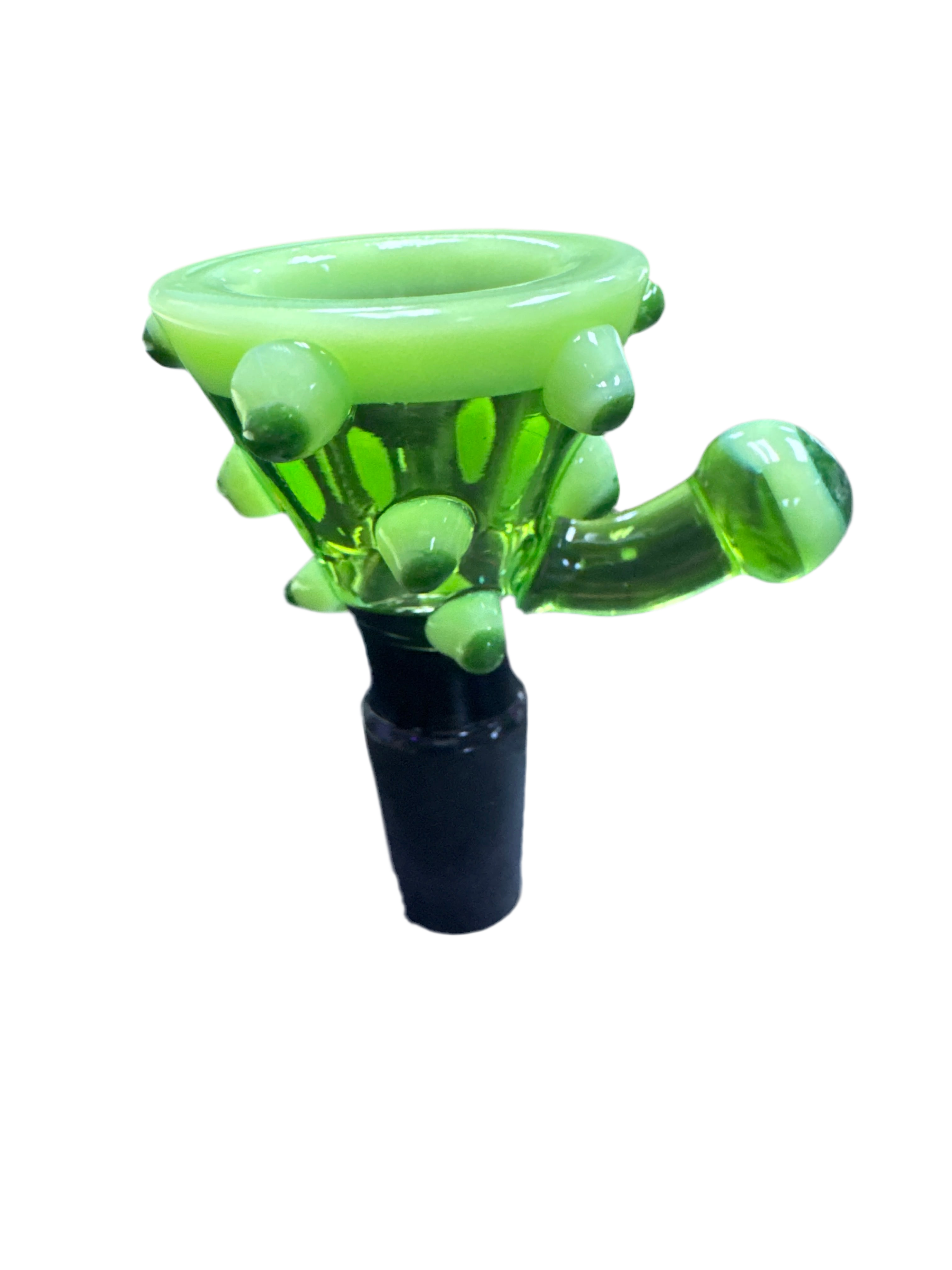 Bubble Accent Bowl With Handle