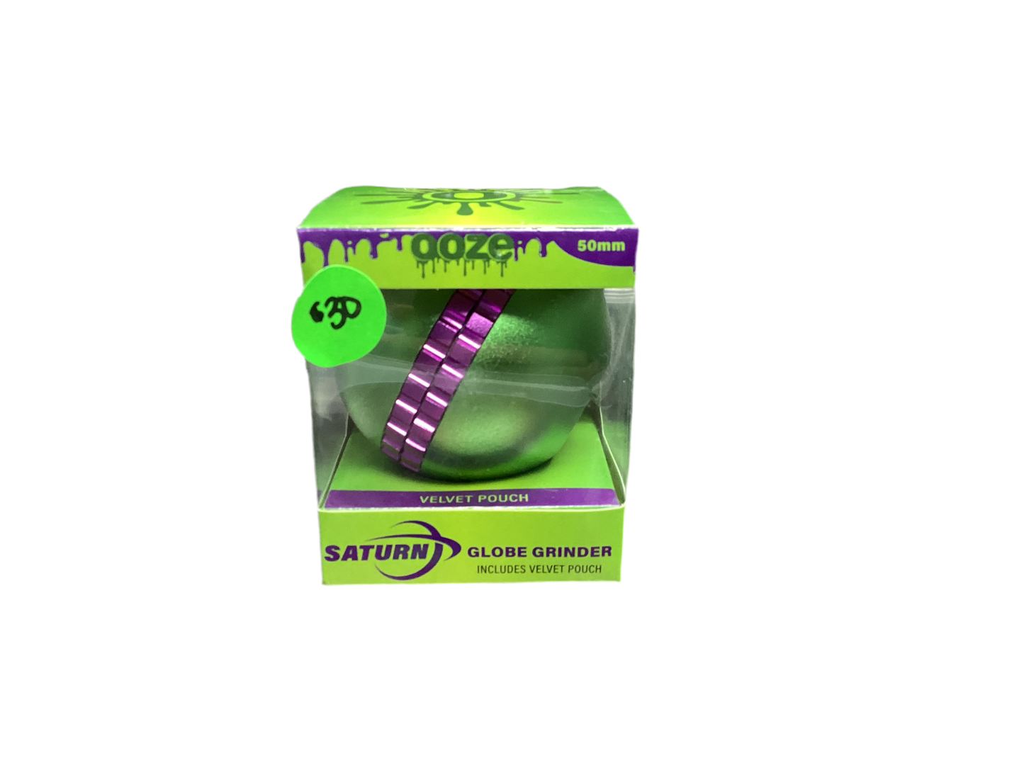 OOZE Saturn Globe Grinder 50mm - Green