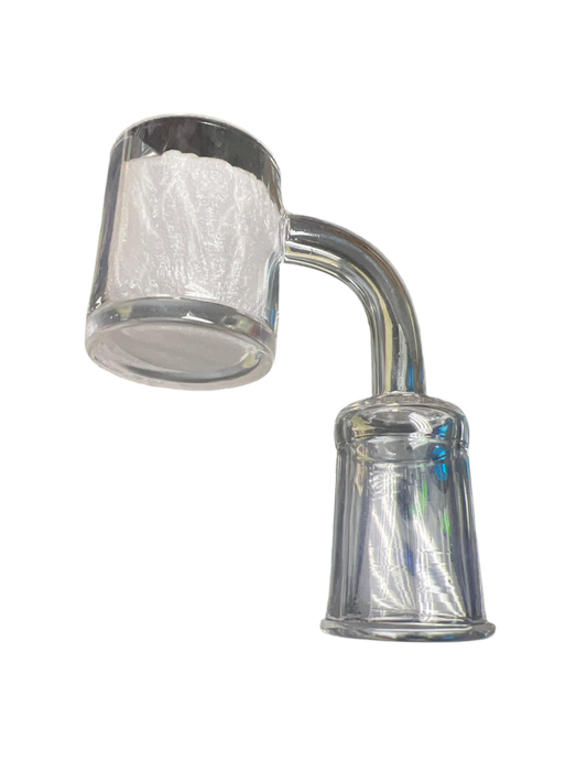 Quartz Flat Top Banger w Insert 30mm-18mm Female