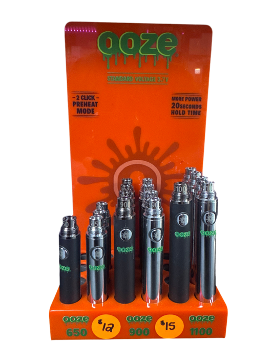 OOZE 510 Battery - 650mah - Black
