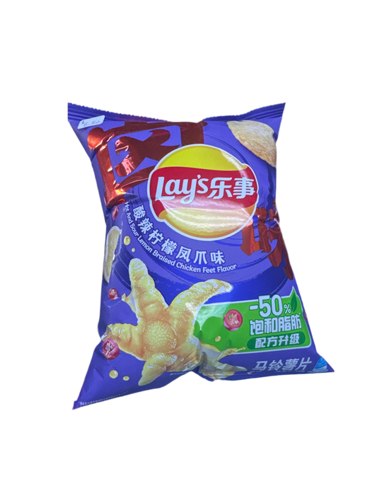 Lays - Hot and Sour Lemon Braised Chicken Feet Flavor