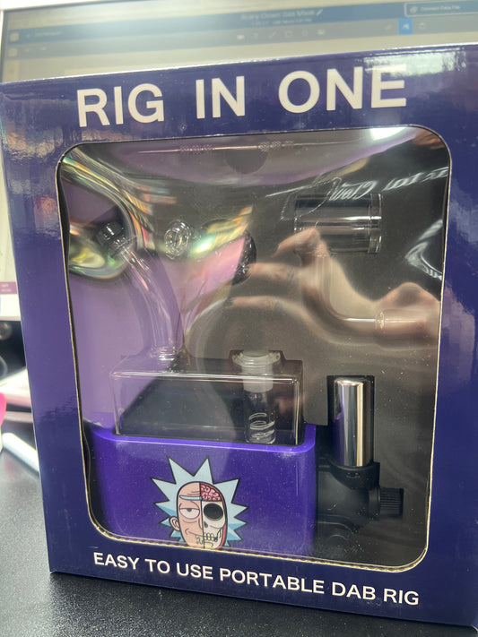 RIG IN ONE - Portable dab rig - Rick and Morty