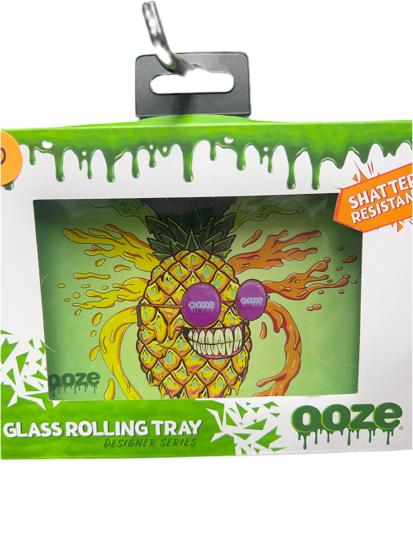 OOZE Shatter Resistant Rolling Tray - Pineapple