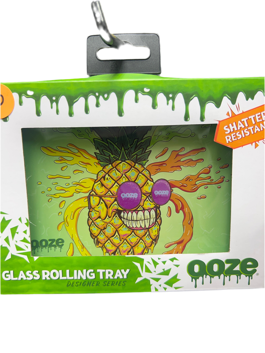 OOZE Shatter Resistant Rolling Tray - Pineapple