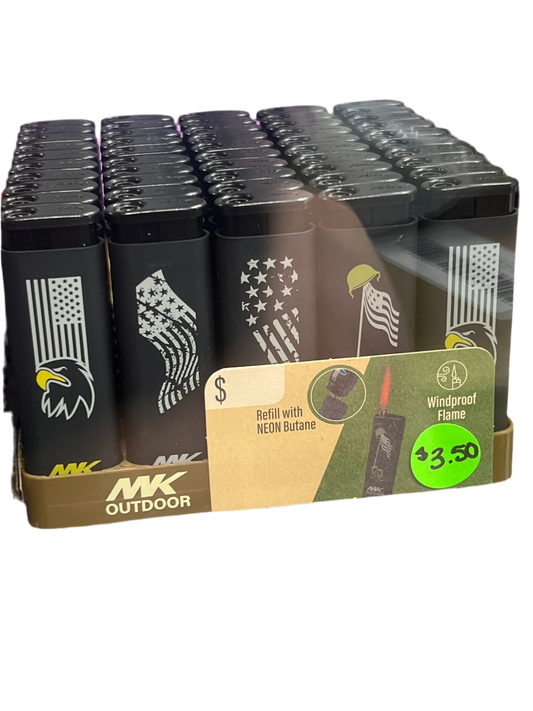 MK Outdoor Alpine Refillable Windproof Pocket Lighter
