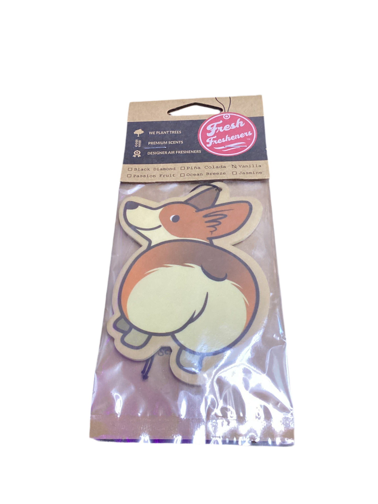 Fresh Freshness Vanilla Corki Butt - Car Freshener