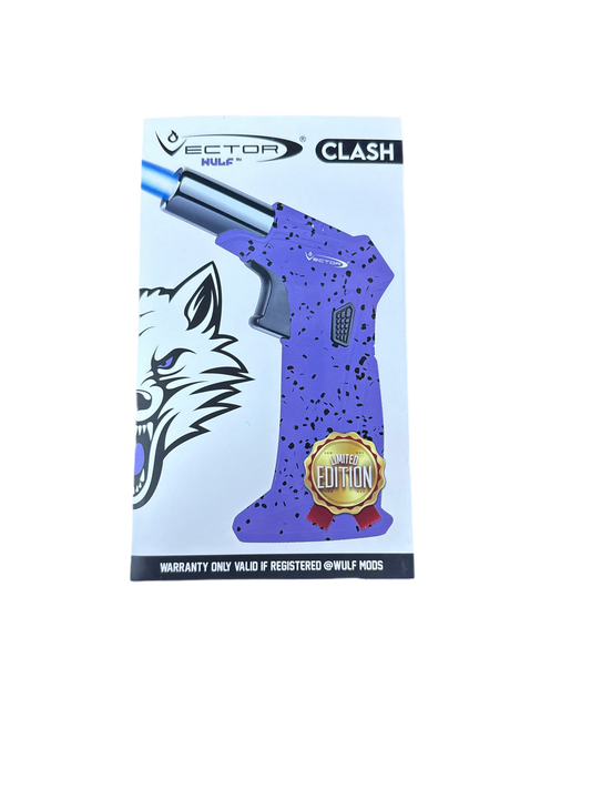 Ector wulf Clash purple w/ black splatter