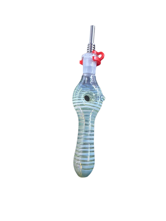 White Stripe Doughnut Nectar Collector