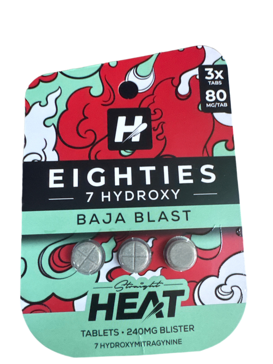 Eighties - 7-Hydroxy - Baja Blast - 80mg Tabs