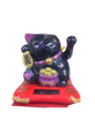 Black - Solar Powered Cute Waving Cat For Good Luck