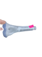 Locally Blown (CO) White Mushroom Pipe
