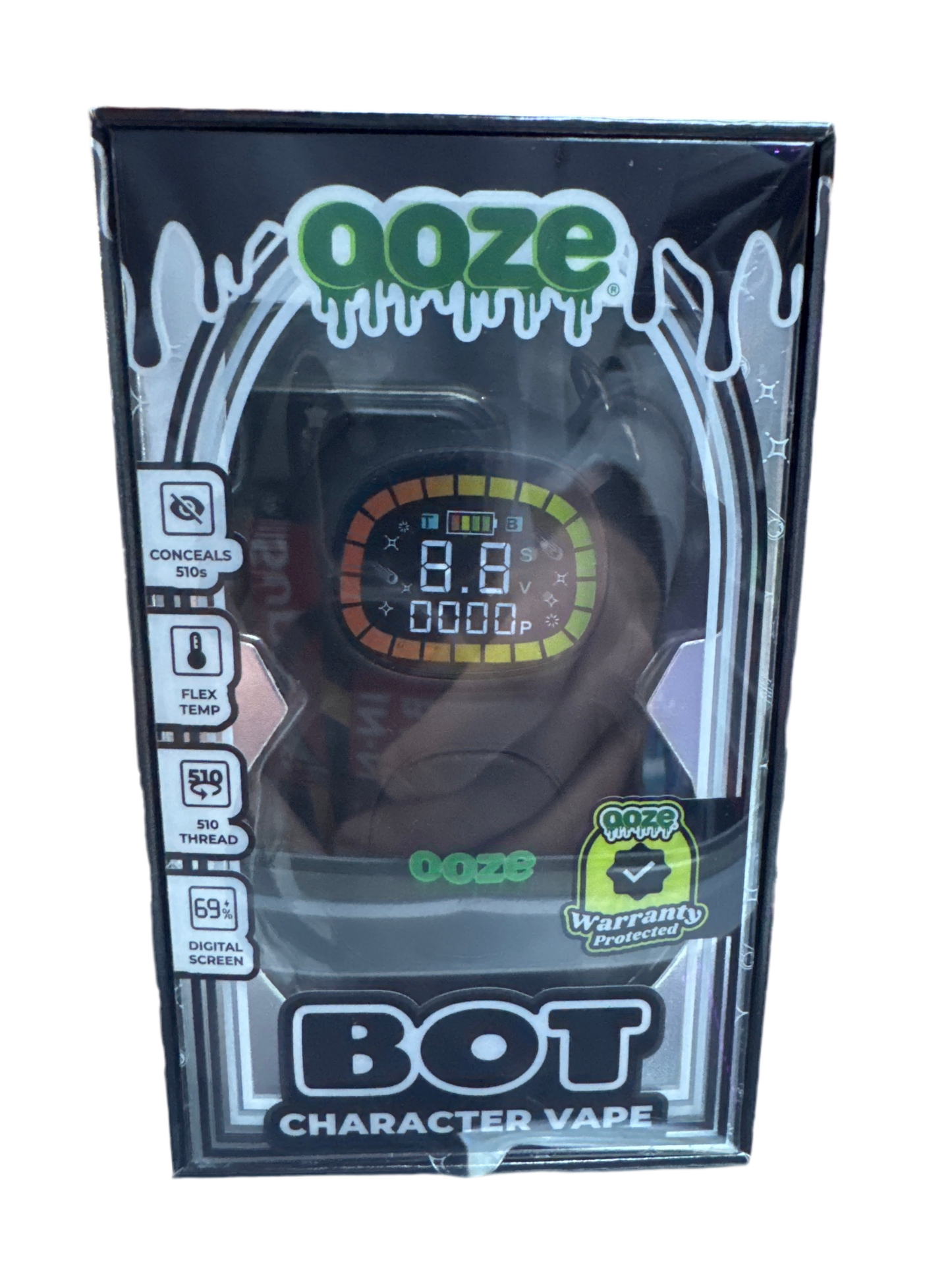 Ooze Bot Character Vape Black 650mAh