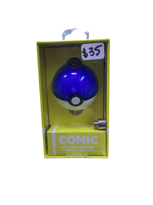 Iconic Pokeball 510 Thread Battery - Blue
