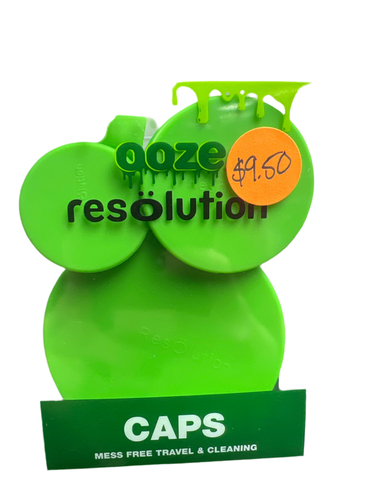 OOZE Resölution Cleaning & Travel Caps - Green
