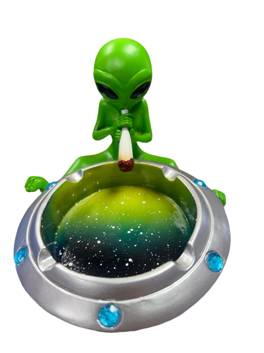 Green Alien Ash Tray