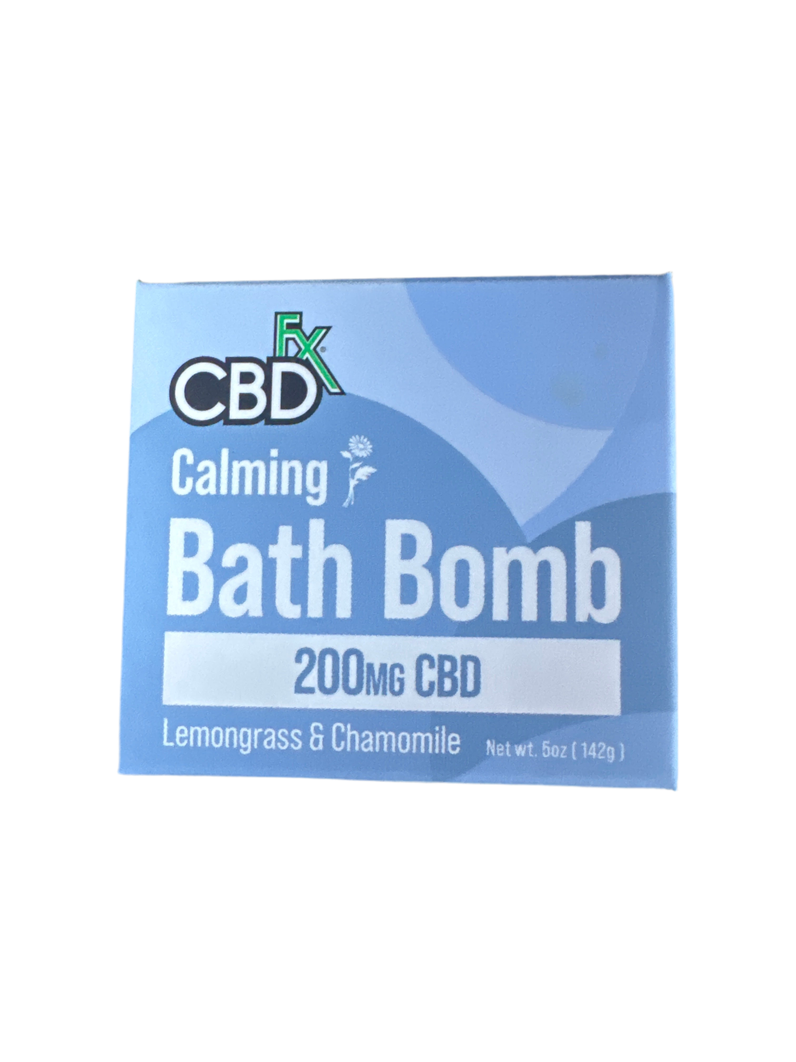 CBDFX - Calming Bath Bomb - 200MG - Lemongrass & Chamomile